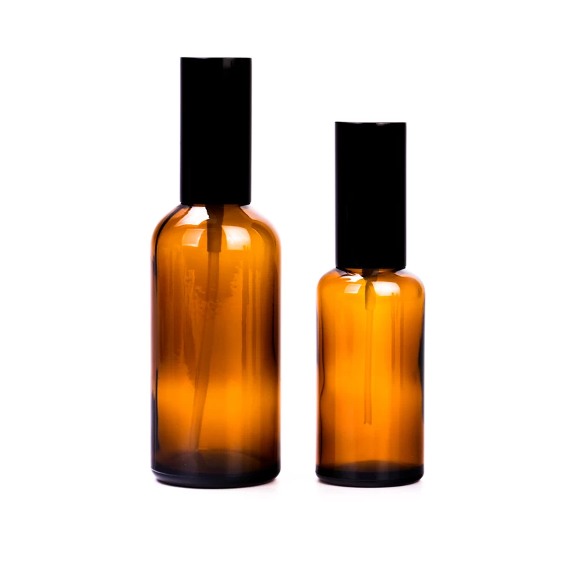 20ml, 30ml, 50ml. 100ml room spray glass perfume bottle fragrances with black cap