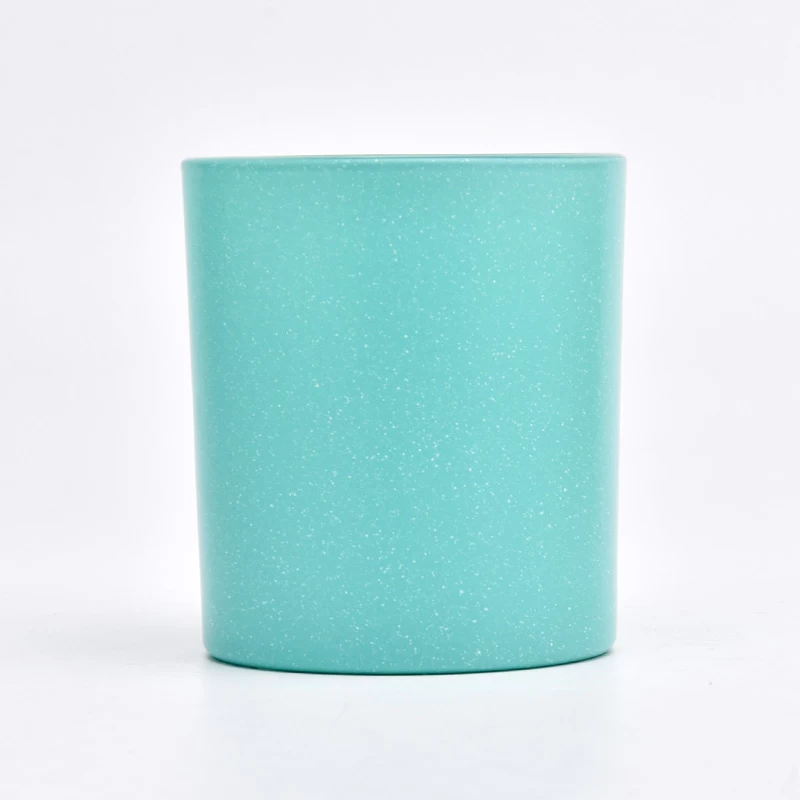 Wholesale 8oz 10oz blue glass candle jar for home decor