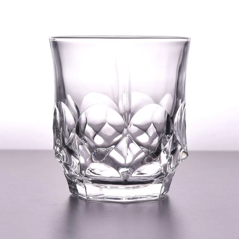 Luxury design high white whisky glass cup