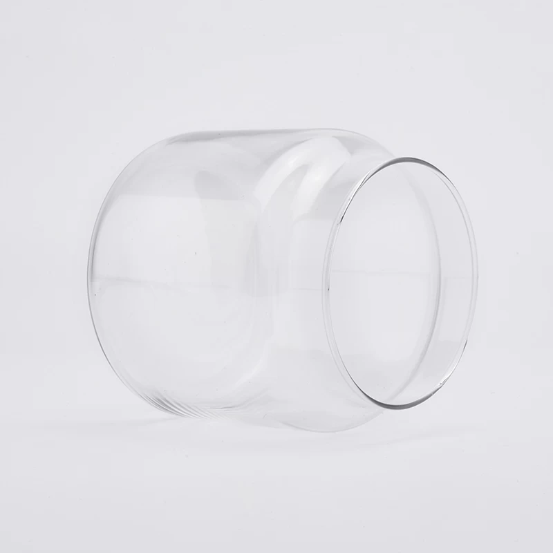 Clear Glass Candle Jar Home Decoration Wholesales 