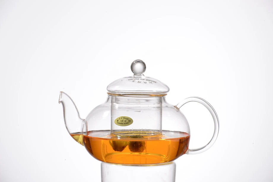 Customized Food Safe Borosilicate Pyrex Glass Tea Pot