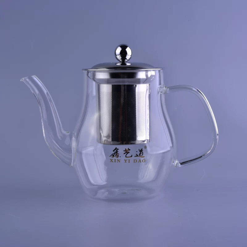 Chinese thermos pyrex glass tea pot wholesale