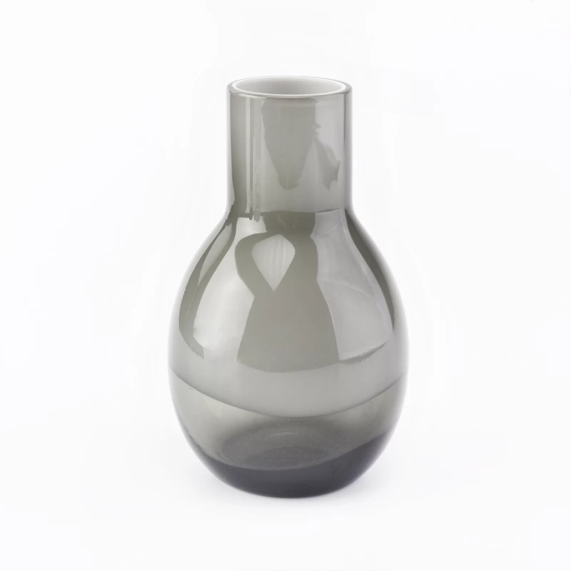 Luxury high quality handmade glass diffuser candle vessel home decoration vase 