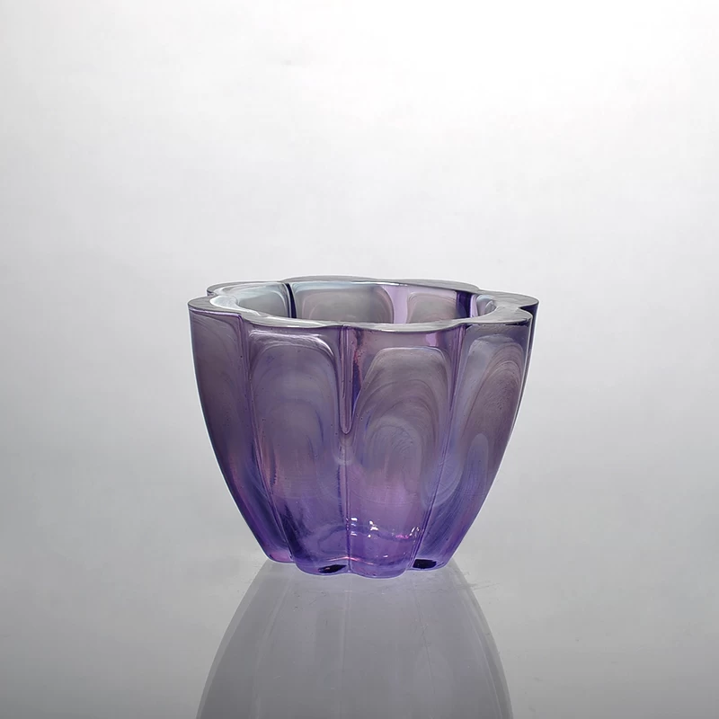 wholesale fancy home decorative glass candle holder