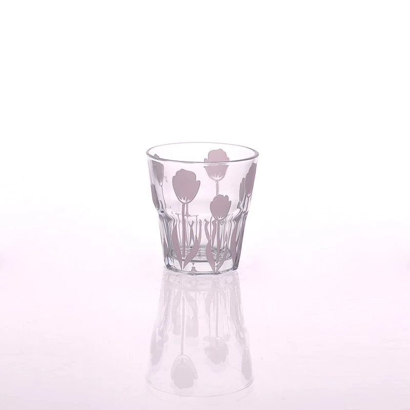 Shot glass with decal printing