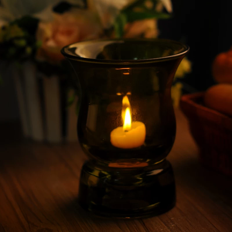 Colored material Candle holder