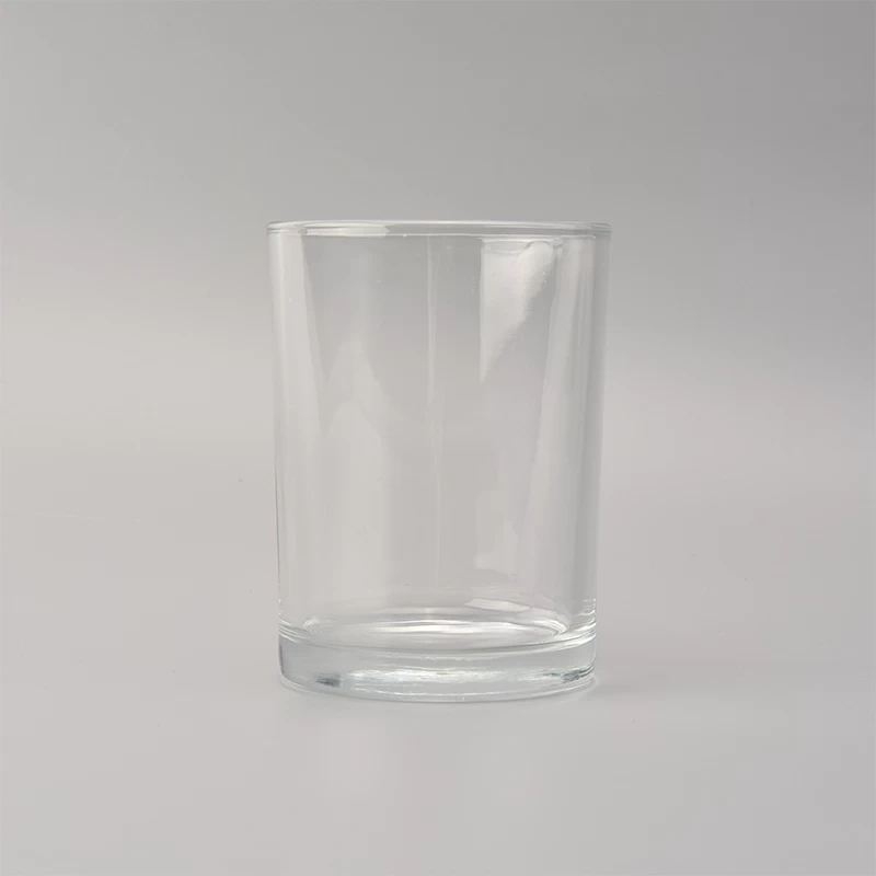 10oz Transparent cylinder candle glass jars wholesale