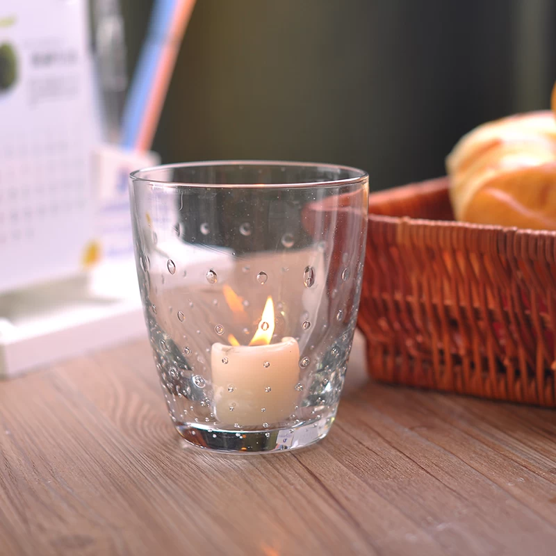 Popular bubble Glass Candle holder