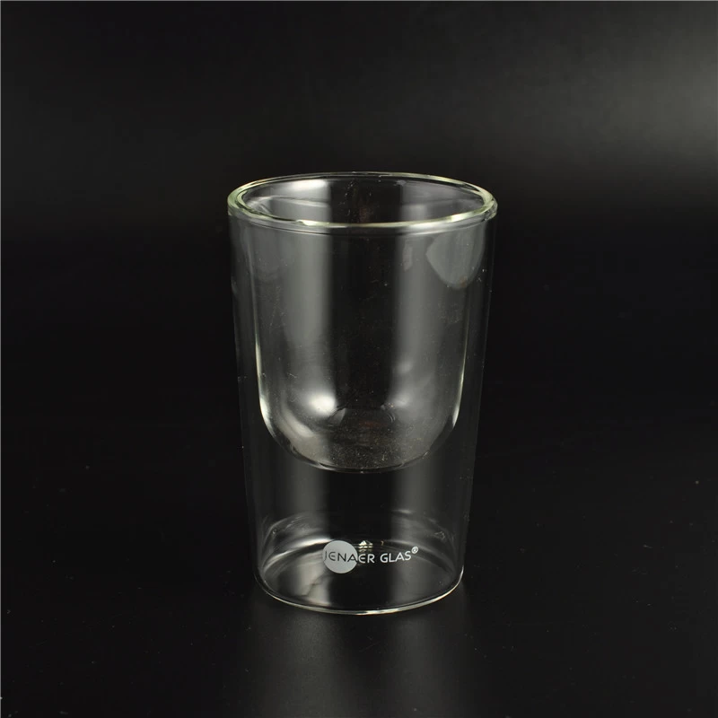 Drinking Glass Double Wall Pyrex Glass