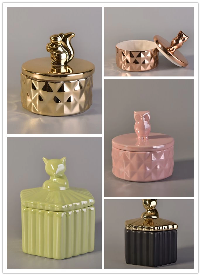 Beautiful decorative custom ceramic candle holders