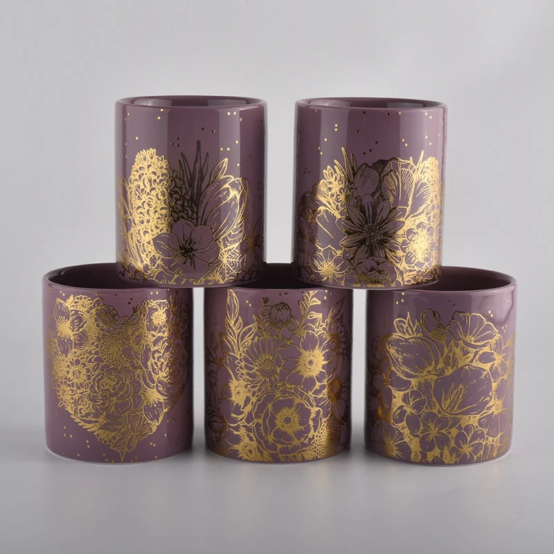 new arrival ceramic candle containers