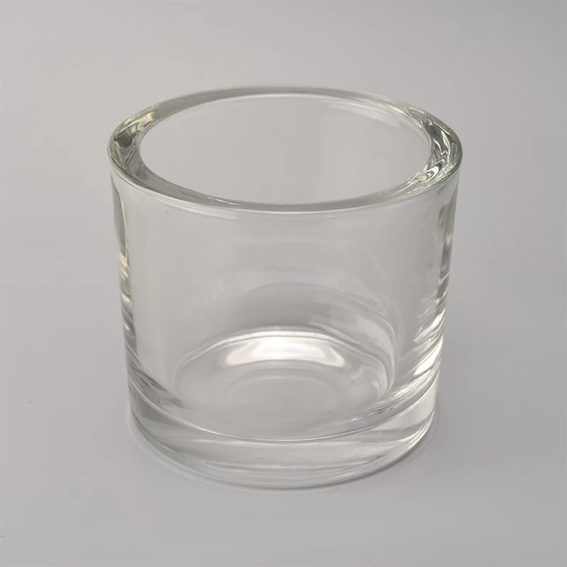Wholesale Customized color 7oz thick wall glass candle jars