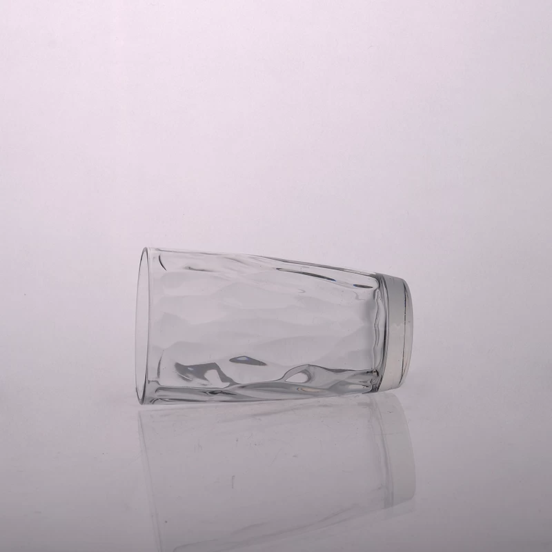 314ml glass cup shape slim tall with soft curves
