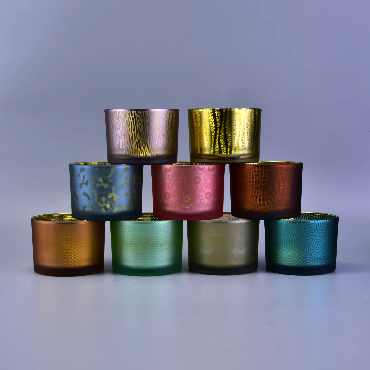Popular Unique Glass Candle Jars For Decoration