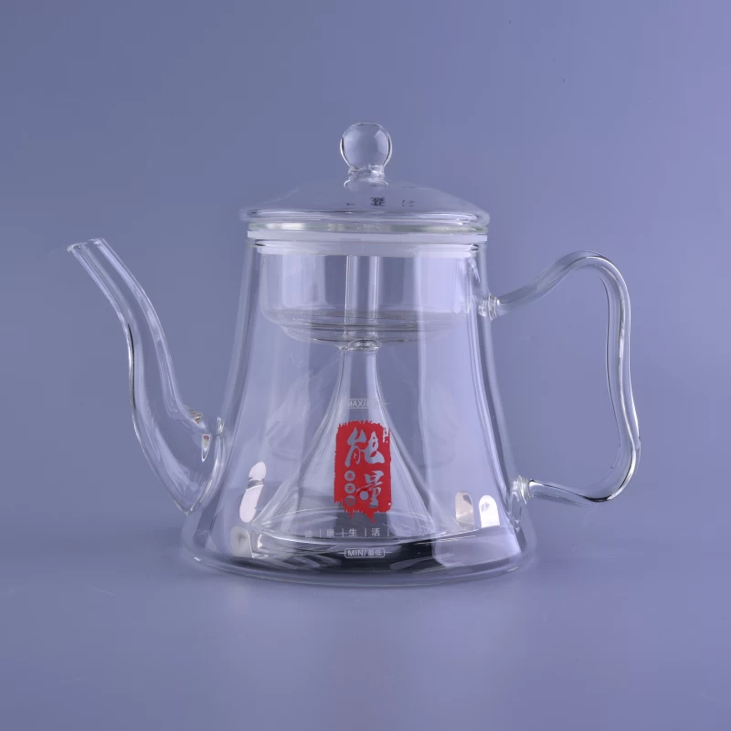  Borosilicate big  tea pot with paster