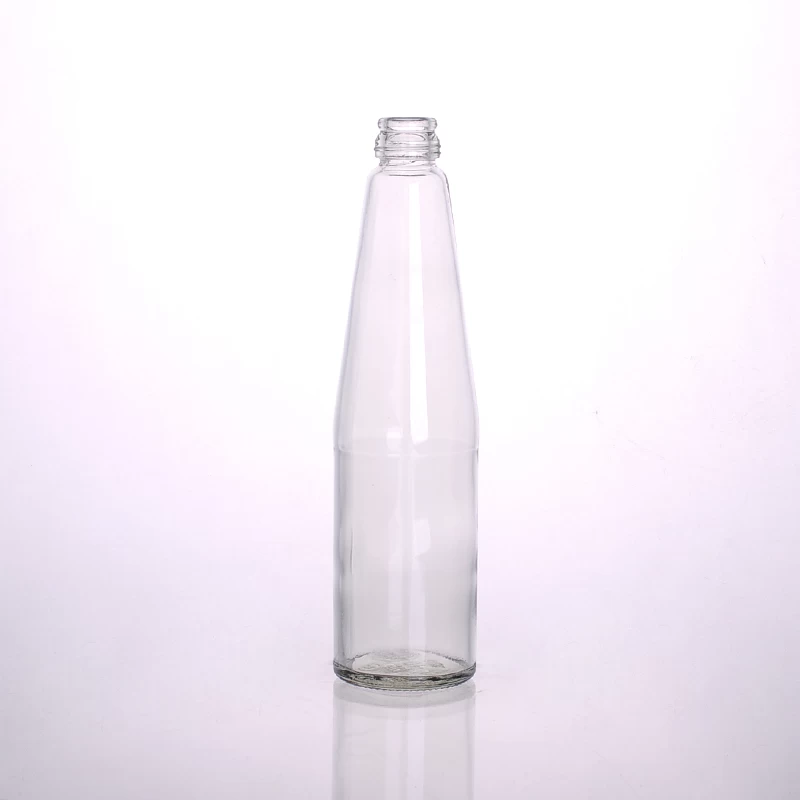 CE Cheap Custom Glass Wine Bottle Supplier, Wholesale Empty Glass Juice Bottle Factory