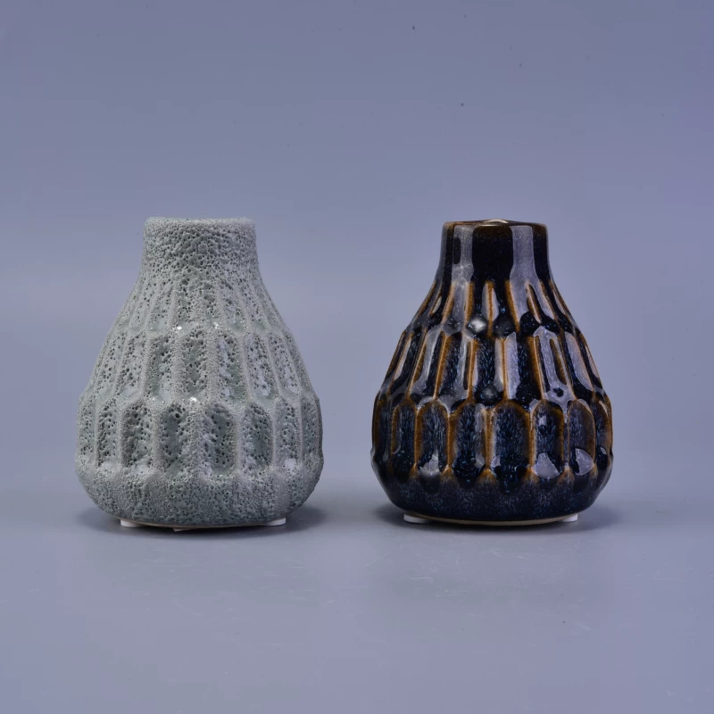 210ml Decorative Fancy Glazed Aromatic Ceramic Diffuser Bottle