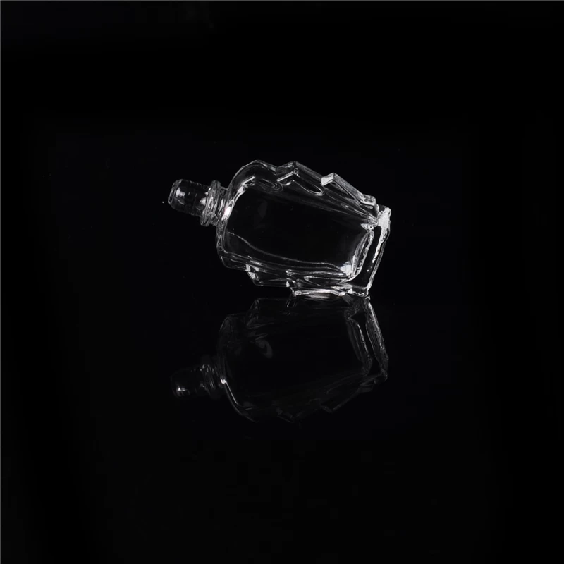 wholesale transprent glass perfume bottle