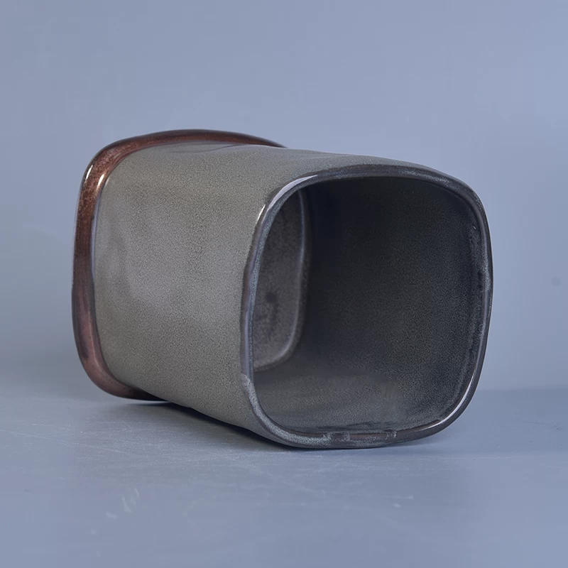 wholesale cylinder ceramic candle container