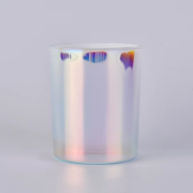 Luxury Holographic Effects Glass Candle Holder 6OZ 8OZ 10OZ