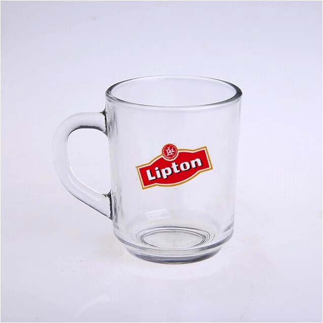 Glass beer mug for Lipton