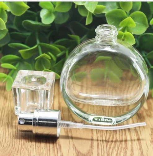 Refillable Transparent Glass Perfume Bottle Spray Atomizer Car Travel