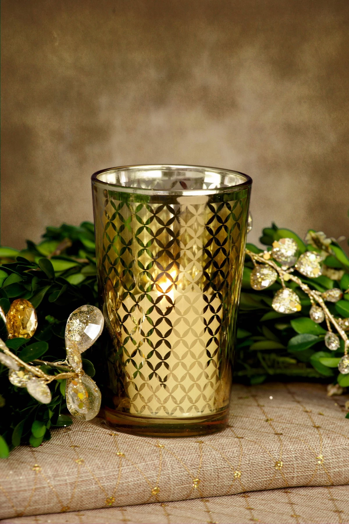 voitve glass candle jar