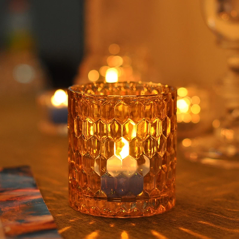 crystal candle holder for wedding