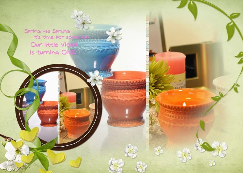 ceramic jar for candle
