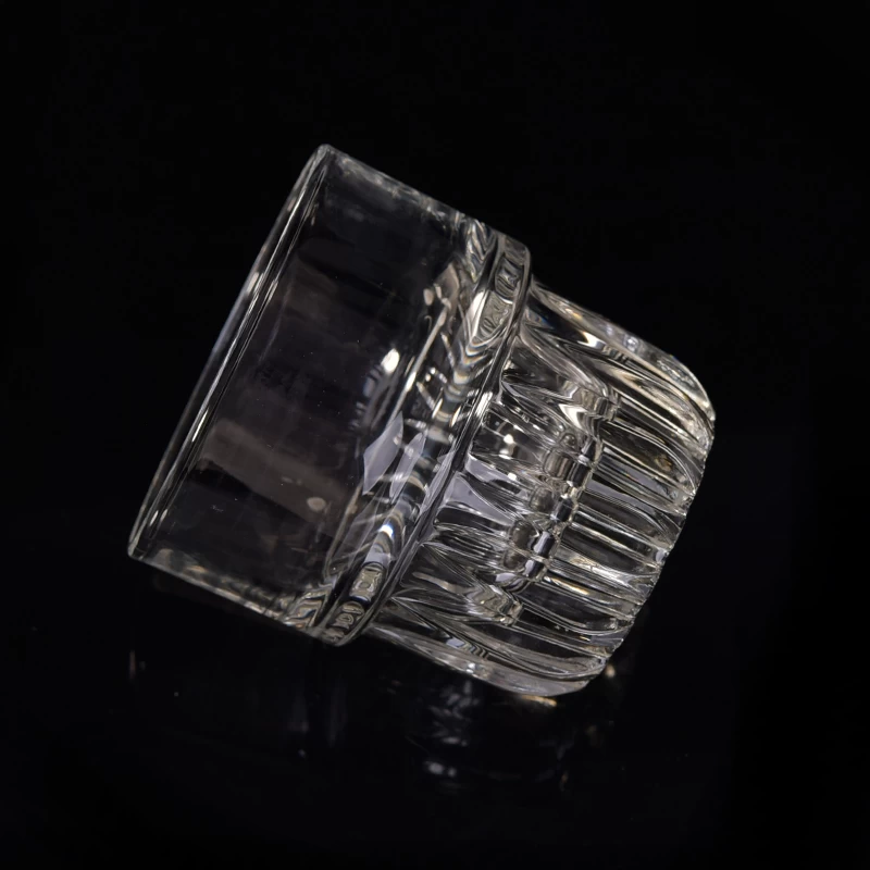 Machine press whisky glass cup for candles