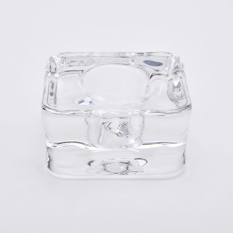 Mini Tealight Crystal Glass Candle Jars