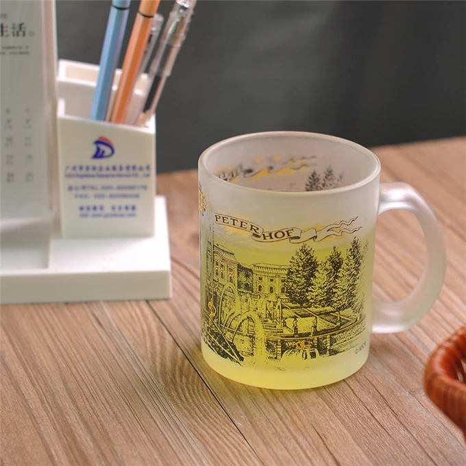 wholesale clear glass drinking mug
