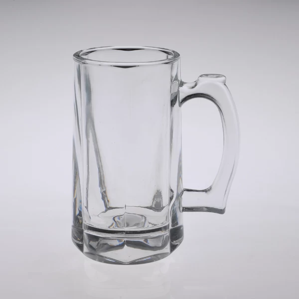 fashioned clear glass mug