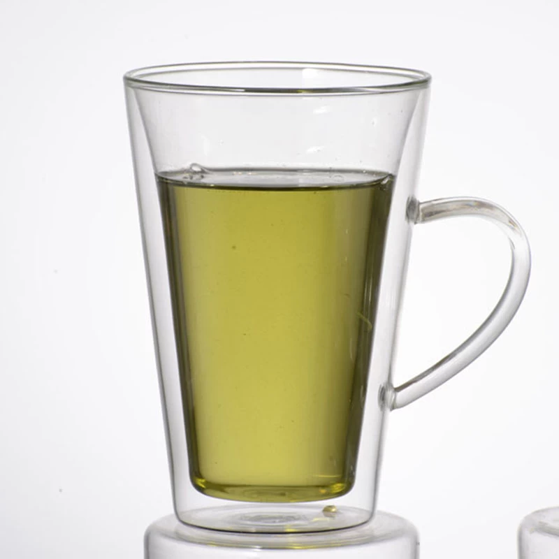 Promotional gift double wall glass cup glass coffee cup