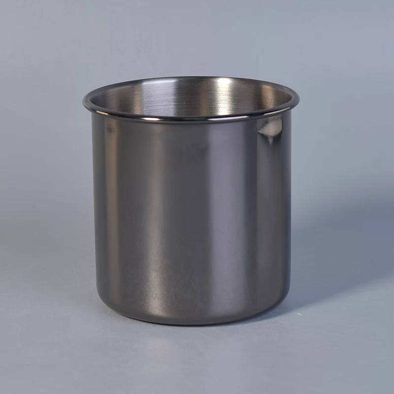 Stainless steel metal candle jars wholesale