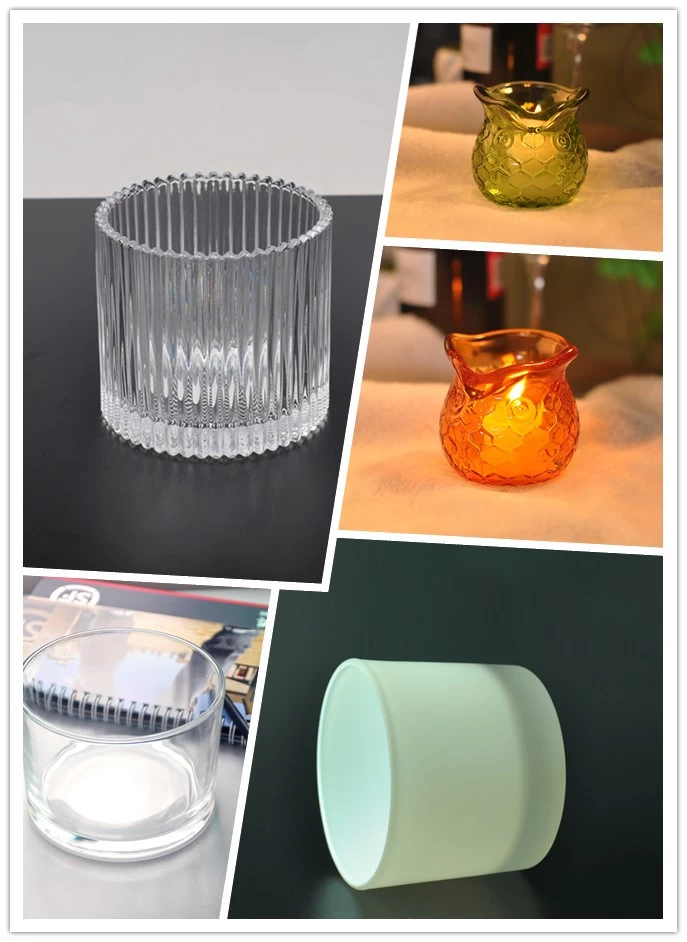 Decorative glass candle holder for wedding, home, hotel