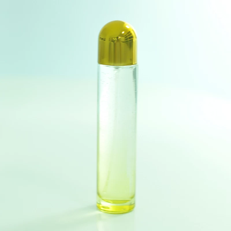 perfume bottle with lid