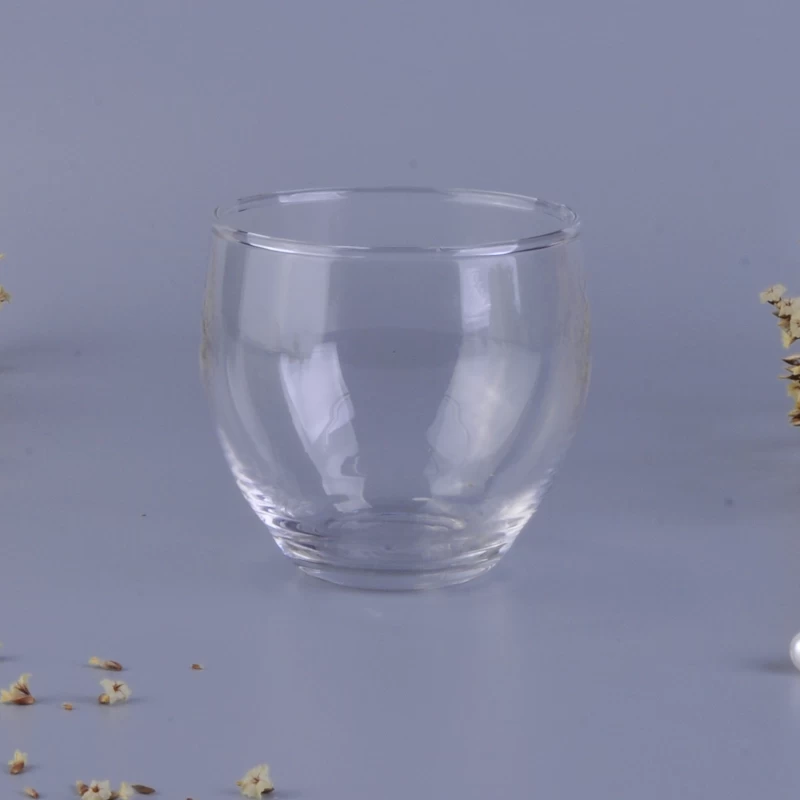 Wholesale raotatable clear round glass cups