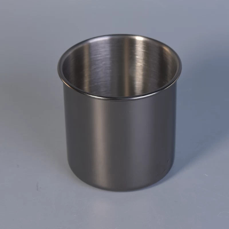 Stainless steel metal candle jars wholesale