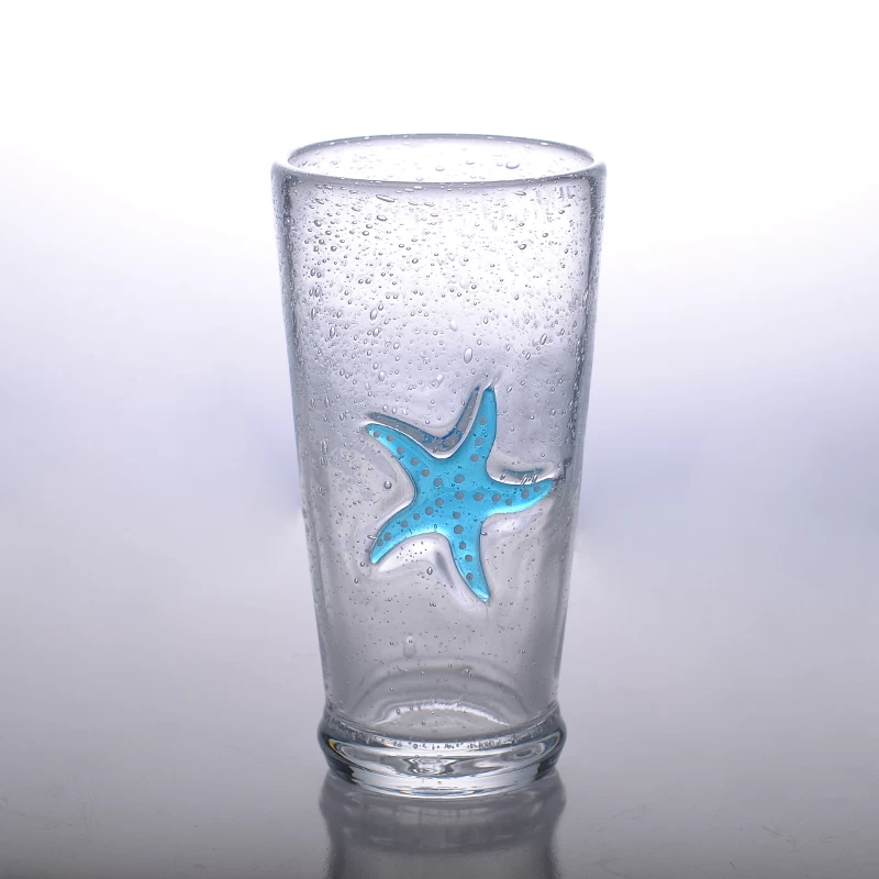 starfish drinking glass
