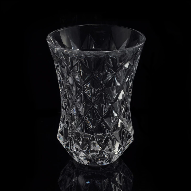 Crystal Clear Glass Candle Holder Wholesale Supplier