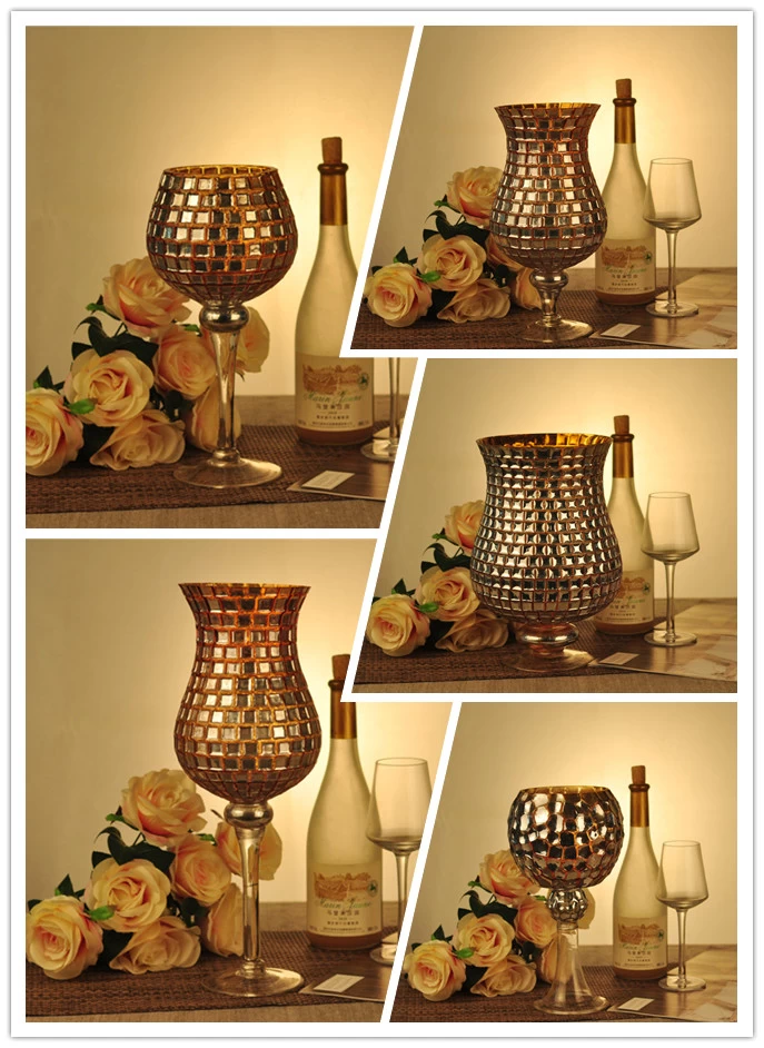 Votive glass candle holder tall candle holder supplier