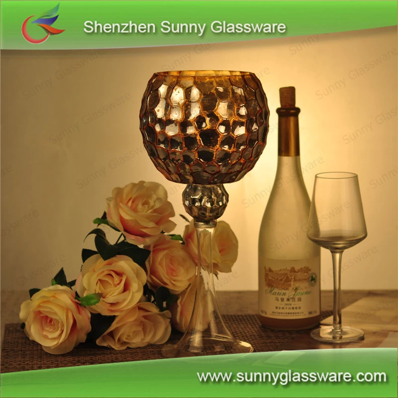 specially designed customized hurrican glass candlestick exporter