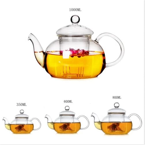Food Grade Pyrex Borosilicate Glass Tea Pot