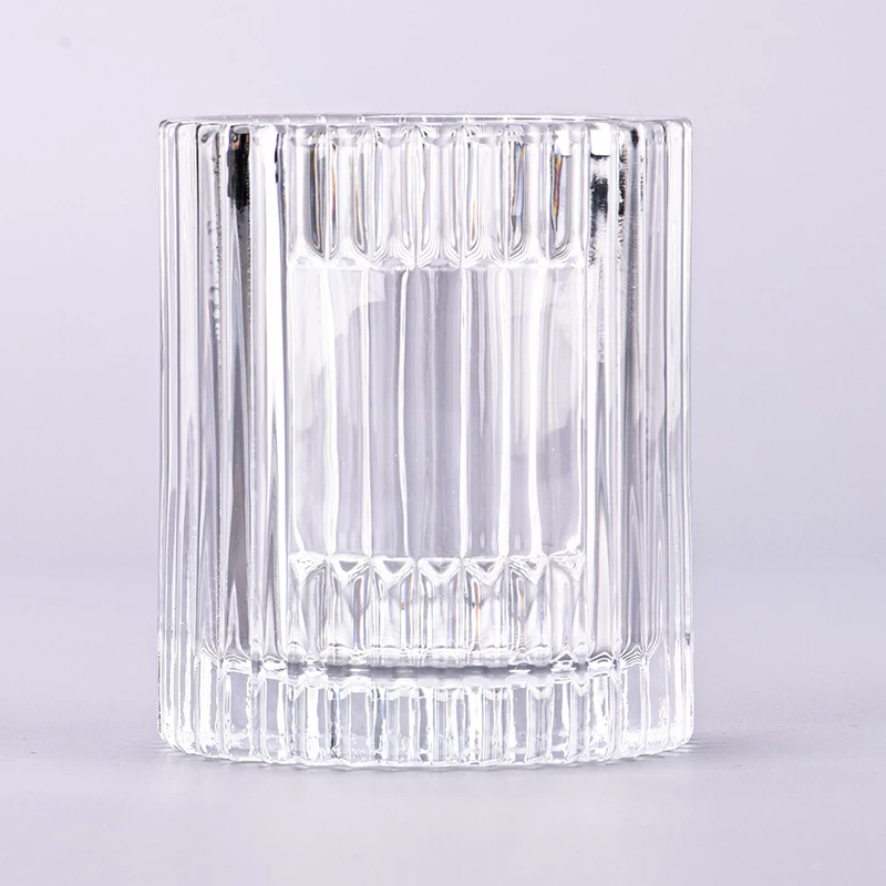 Supplier 250ml Private Label Glass Candle Holders for home deco