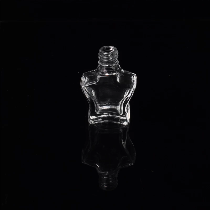 star shape glass perfume bottle