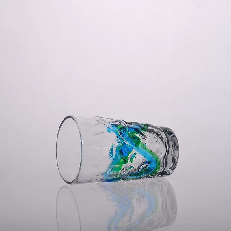 cased glass canlde jar