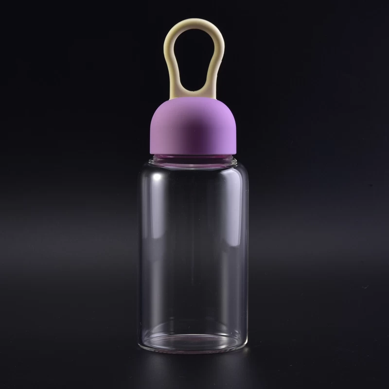 Wholesale Low MOQ Heat Resisting Borosilicate Glass Water Bottles