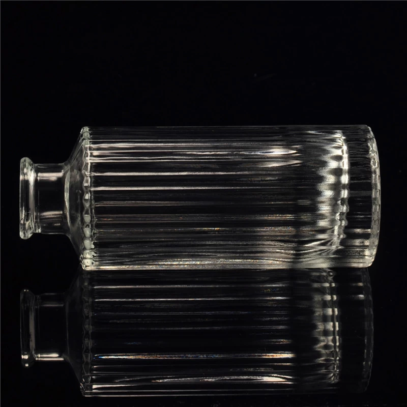 Stripe home fragrance diffuser glass bottles