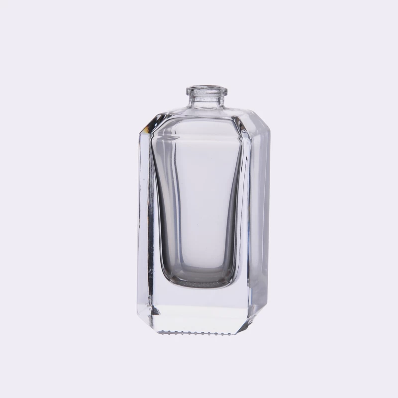 2oz small square glass perfume bottle for car